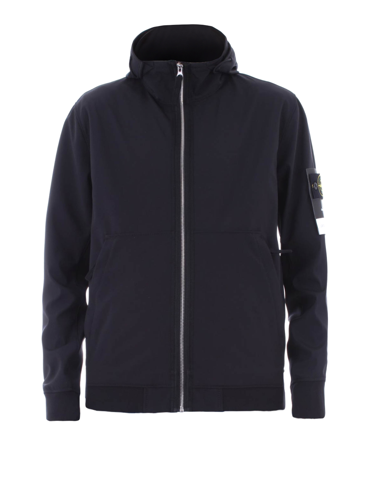 Casual jackets Stone Island - Light Soft Shell-R full-zip black 