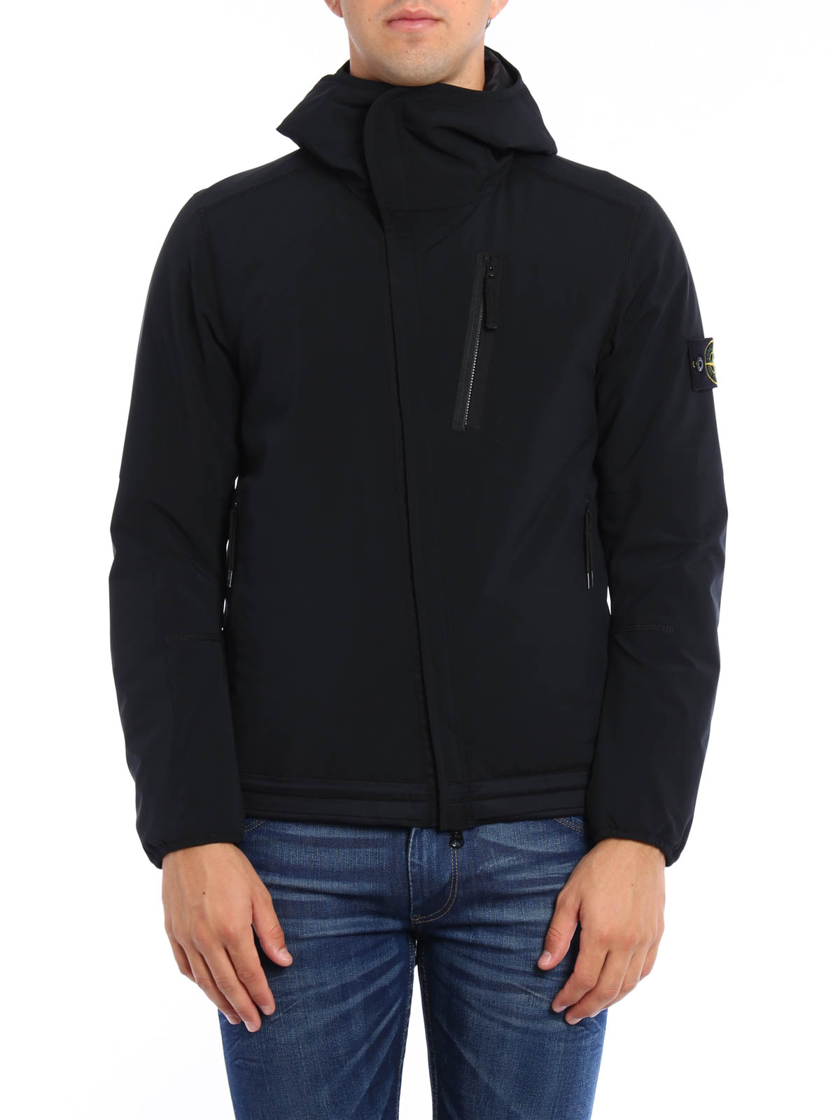 Stone Island - Hooded waterproof jacket - casual jackets - 651544027V0029