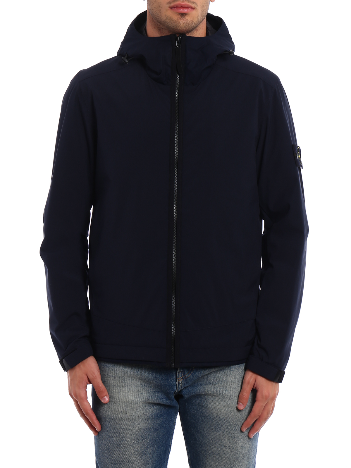 Casual jackets Stone Island - Soft Shell-Primaloft hooded jacket ...