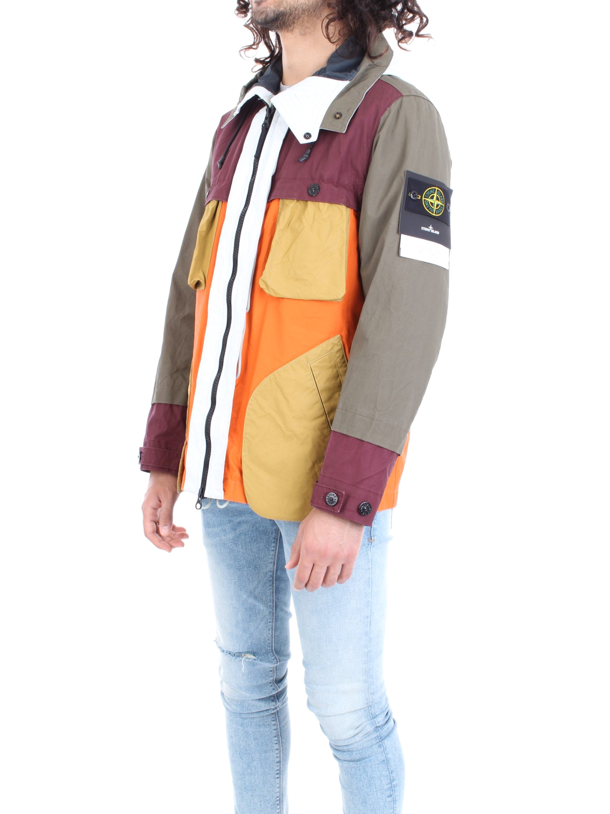 Casual jackets Stone Island - Tela Placcata Bicolore field jacket 