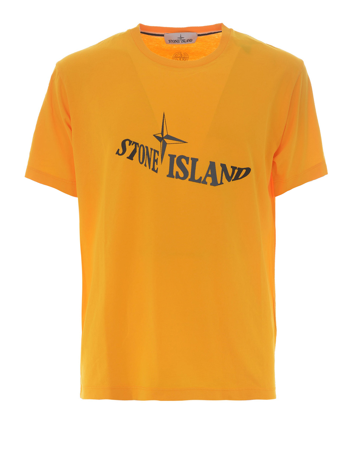 T-shirts Stone Island - Graphic Twelve yellow T-shirt - 2NS92V0030