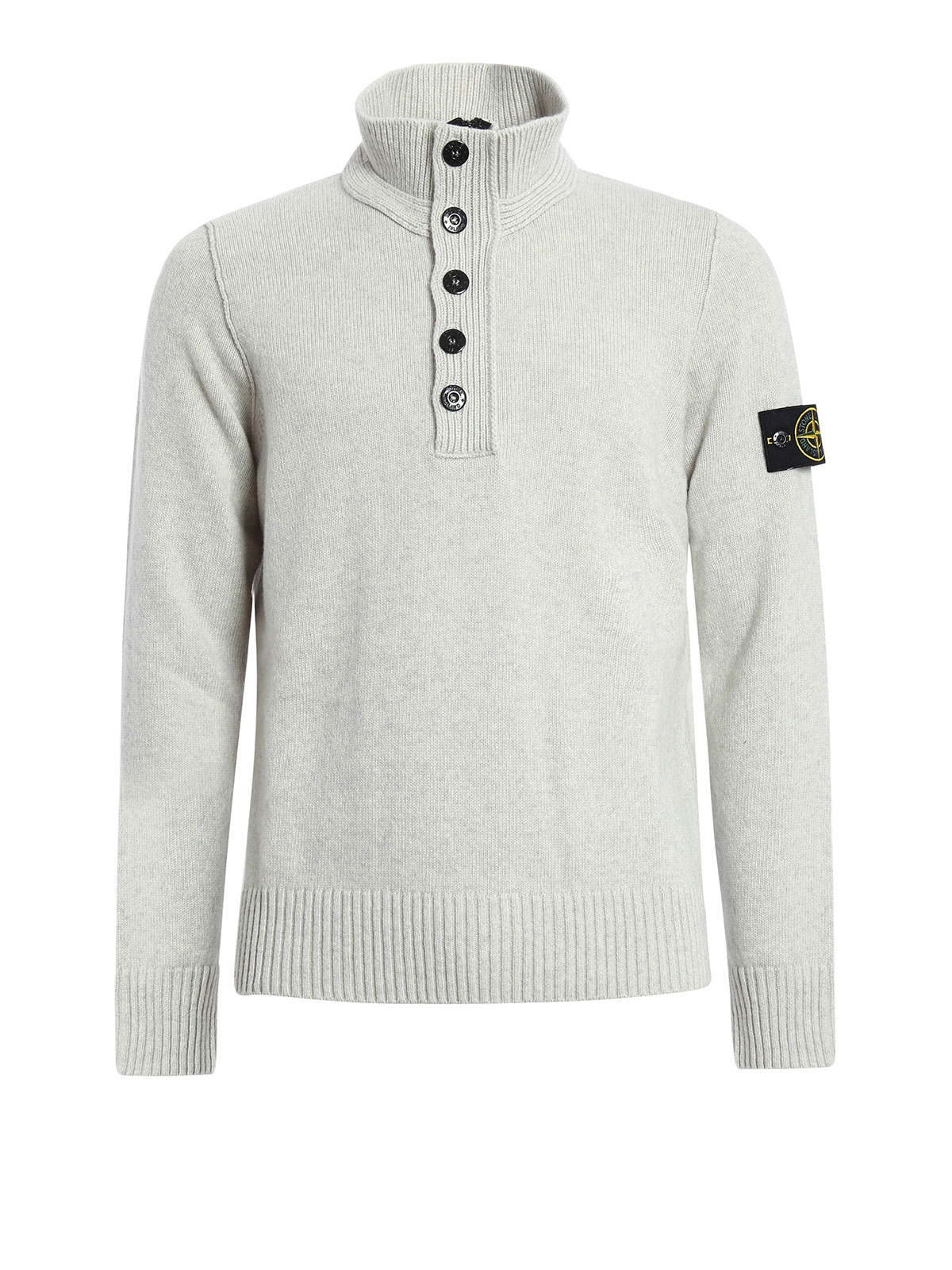 stone island white turtleneck