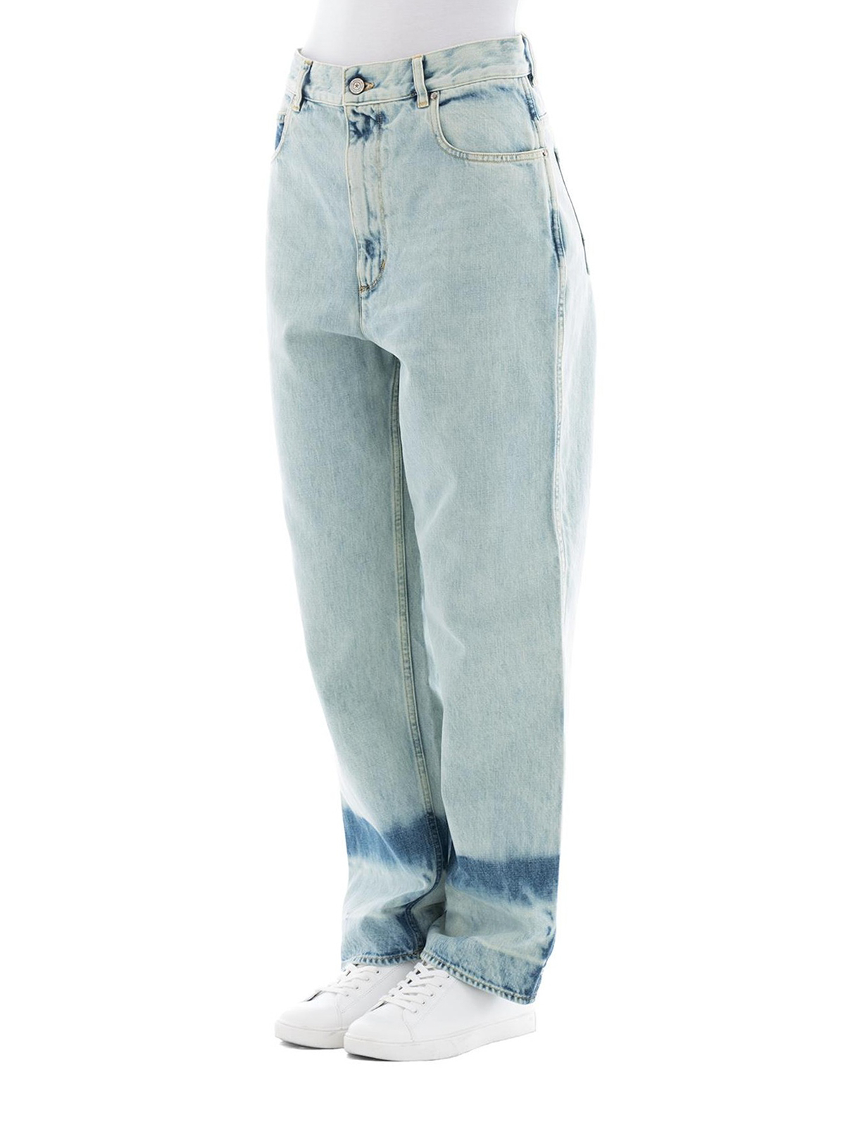 bleached boyfriend jeans