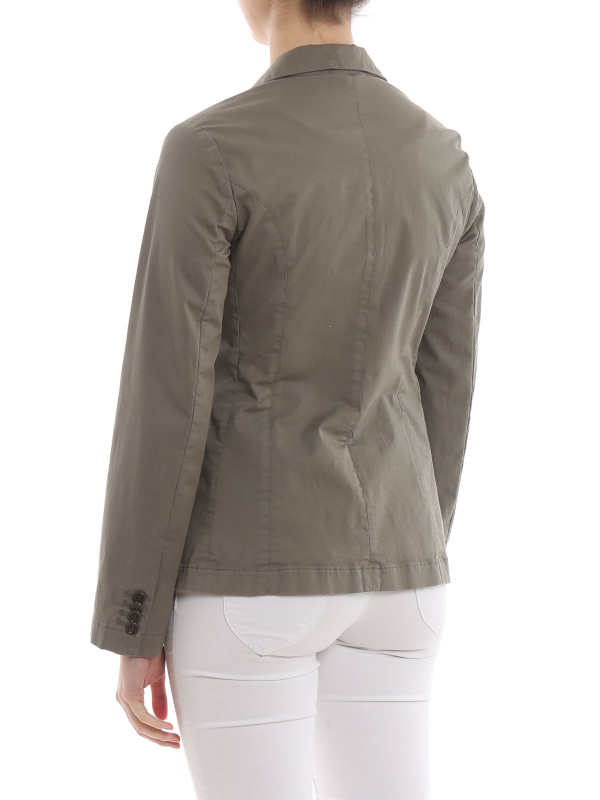 Aspesi - Stretch cotton unlined blazer - blazers - H306G24885050