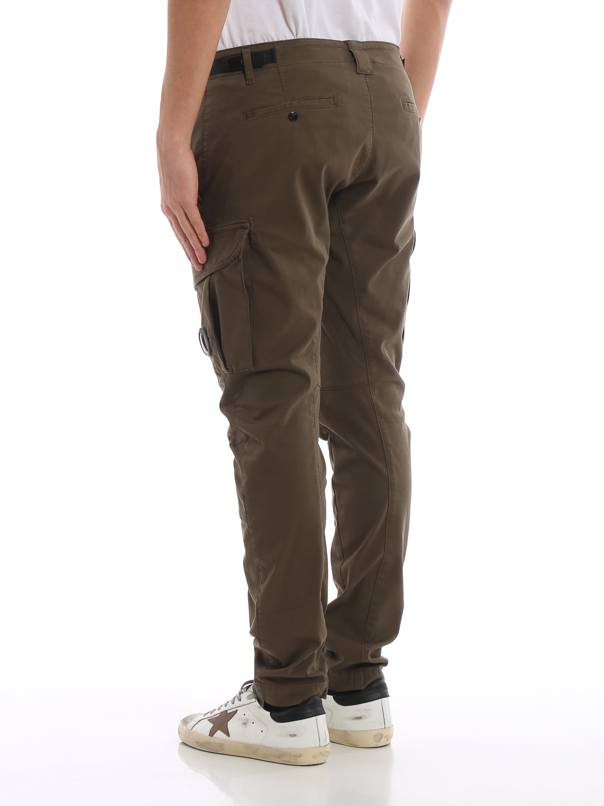Casual trousers C.P. Company - Stretch gabardine cargo trousers 