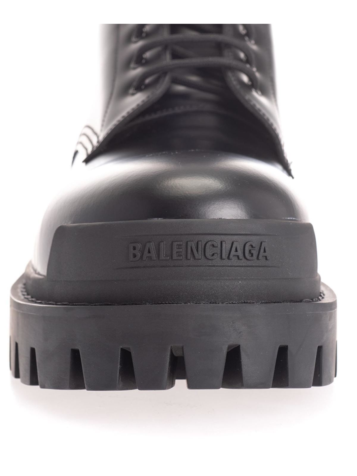 balenciaga lace up boots