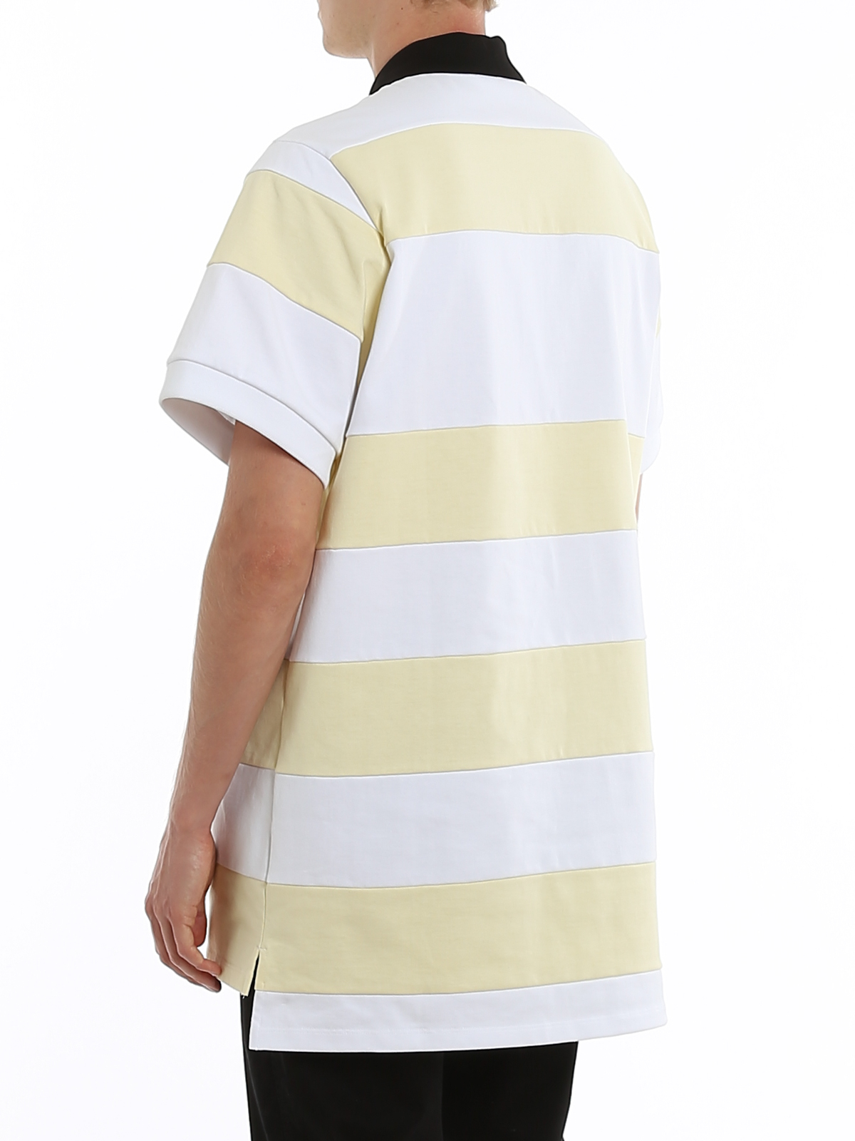 prada striped polo shirt