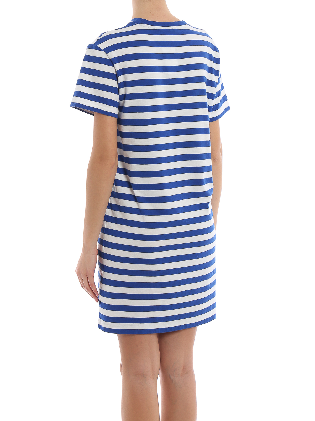 Short dresses Polo Ralph Lauren - Striped logo embroidery cotton dress -  211732501001