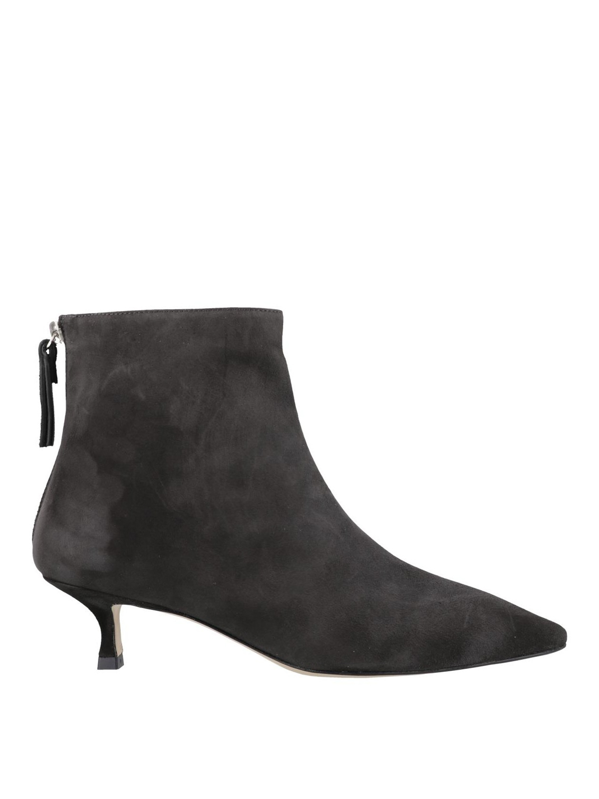 stuart weitzman grey suede ankle boots