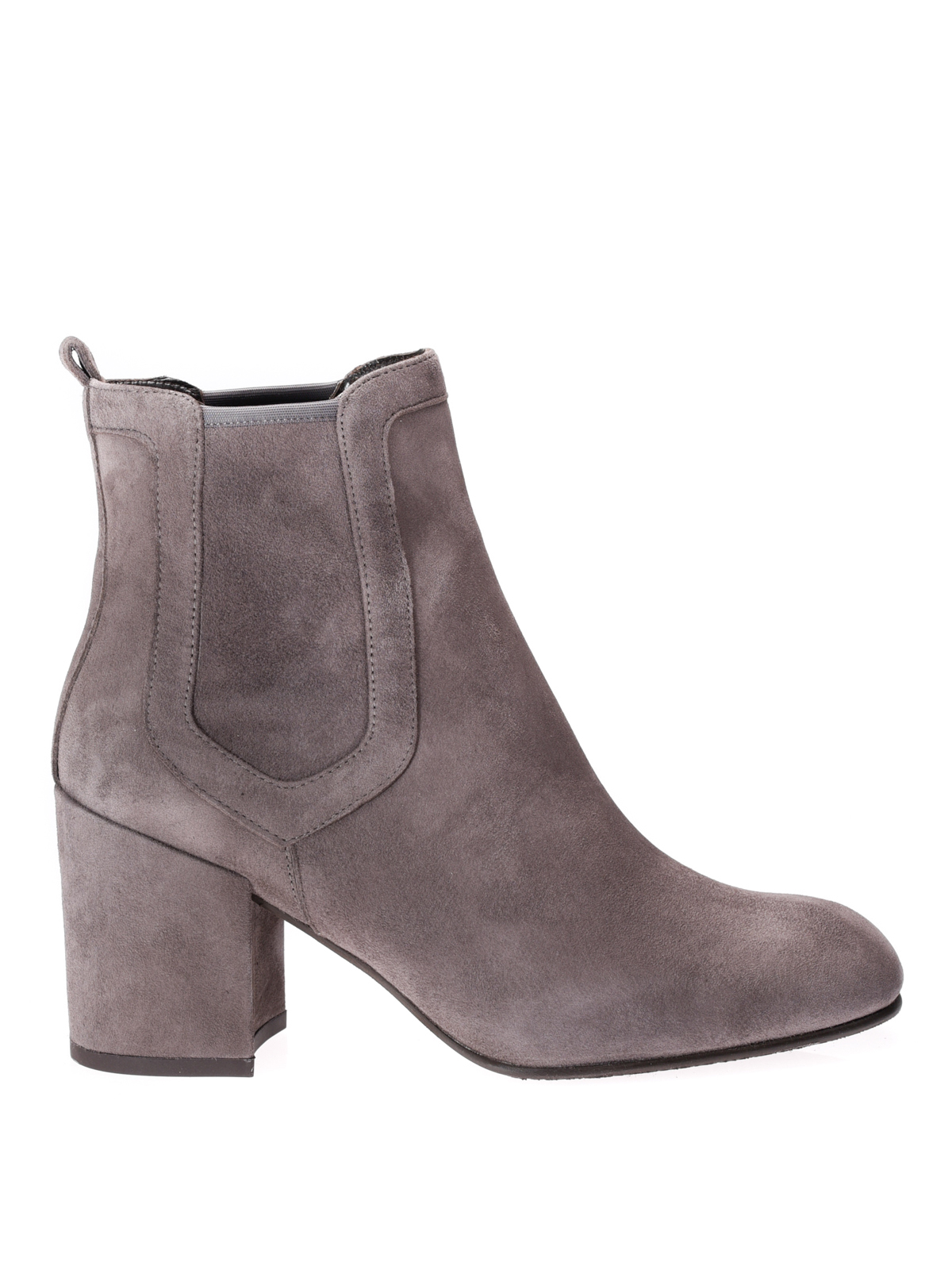 pull on suede ankle boots