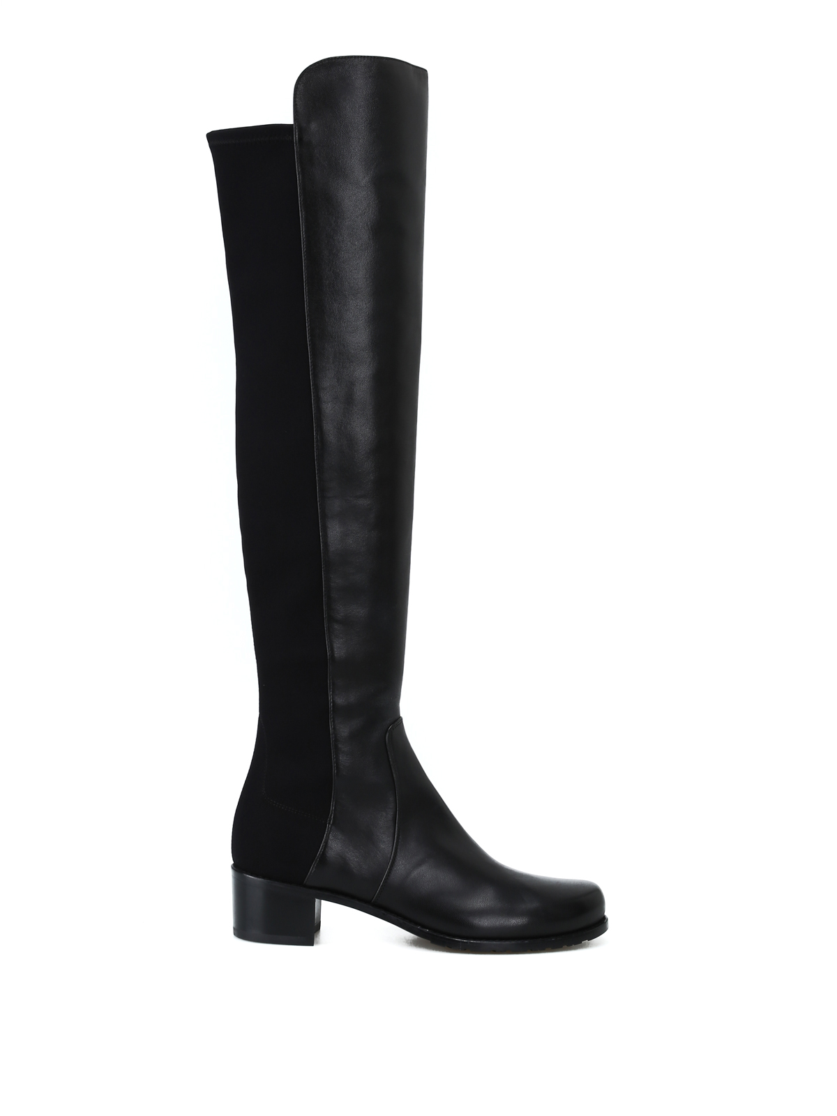 stuart weitzman black nappa boots