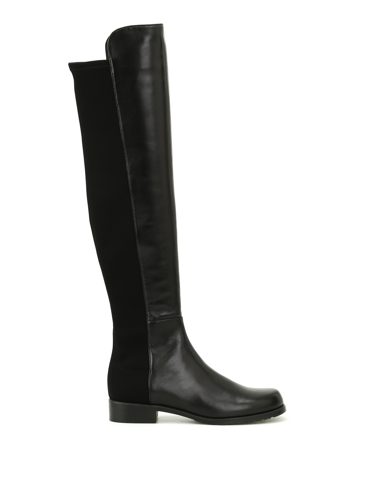 stuart weitzman black nappa boots