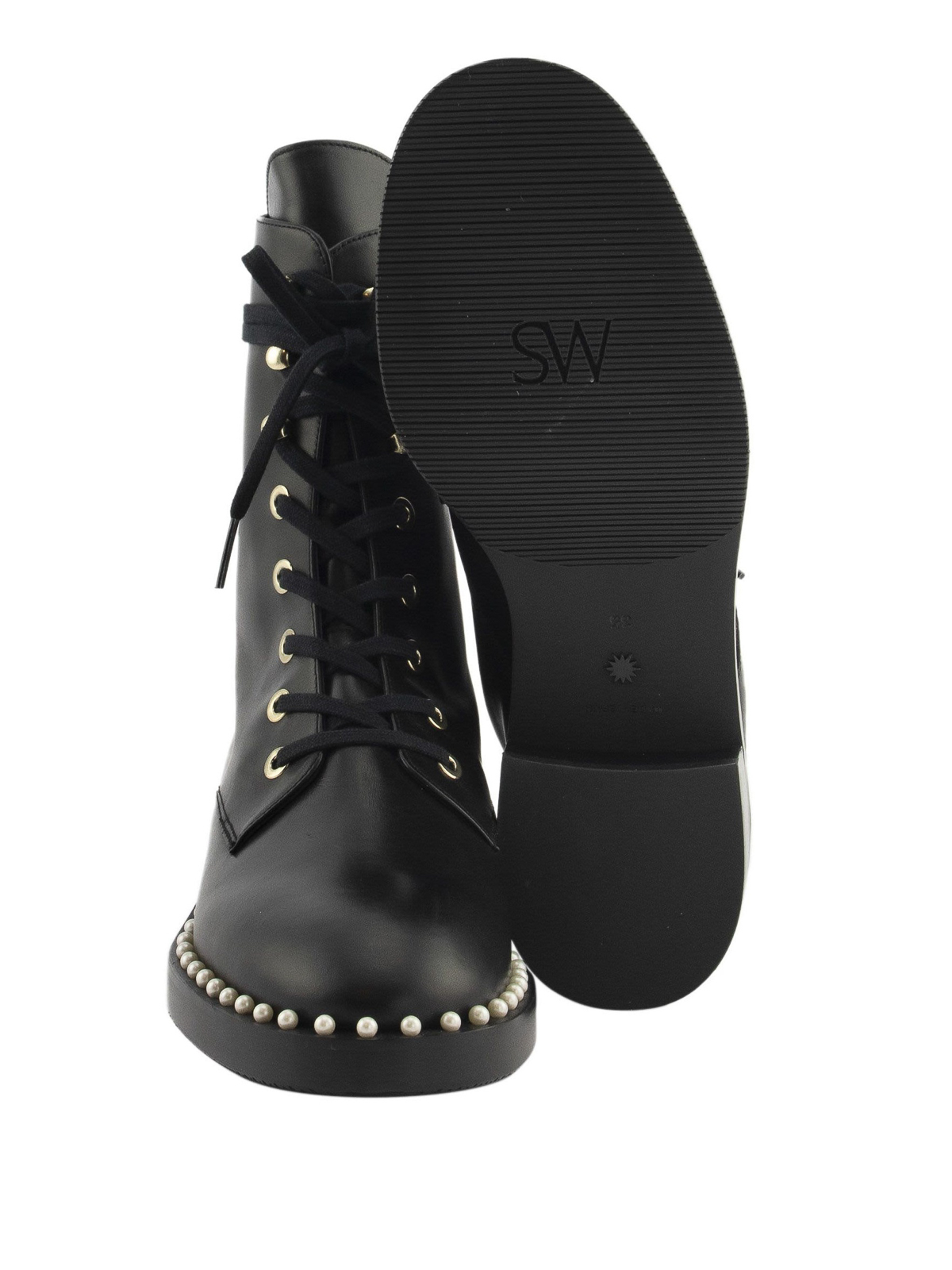 Ankle boots Stuart Weitzman - Allie bead embellished leather 