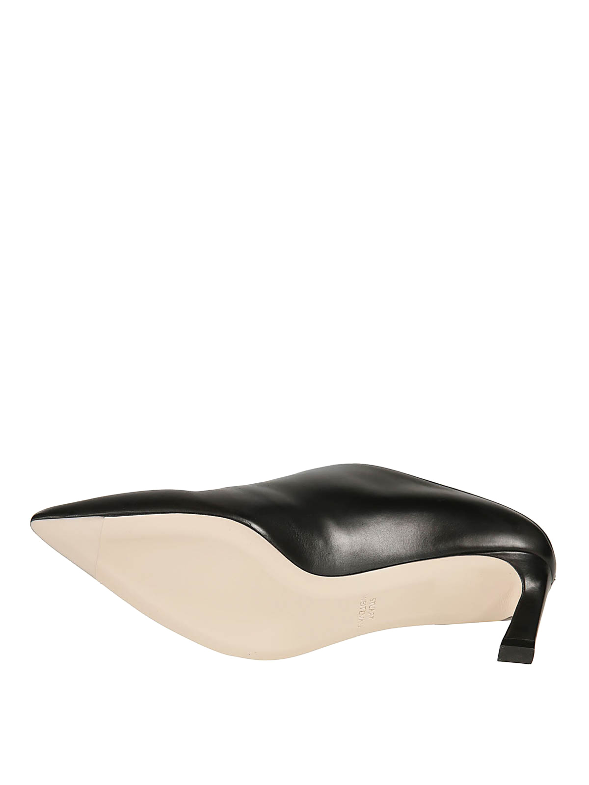 stuart weitzman mira leather mules