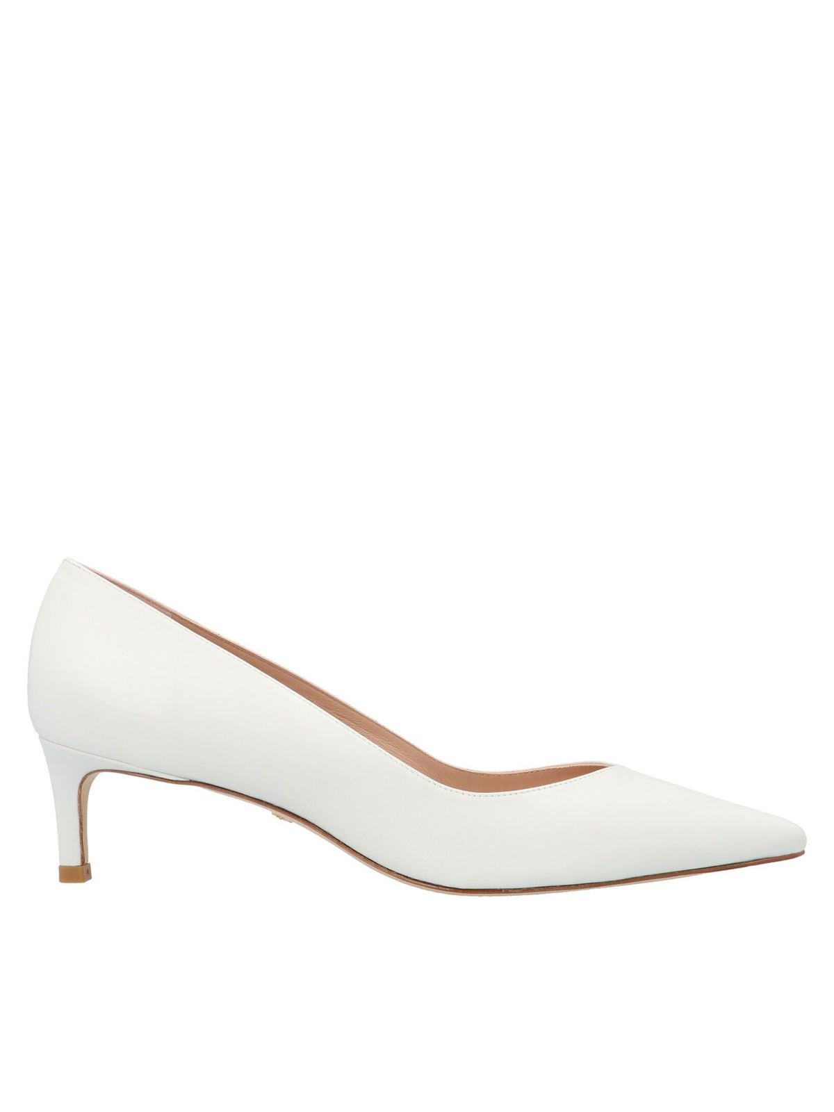 Court shoes Stuart Weitzman - Anny décolleté in white ...