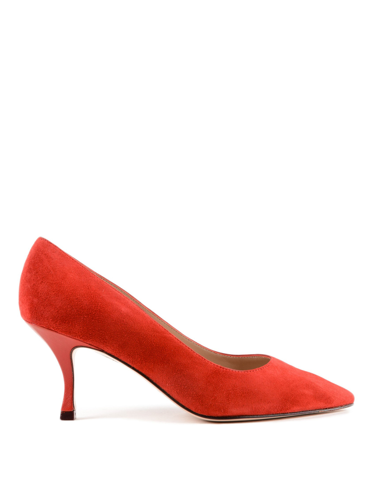 Court shoes Stuart Weitzman - Tippi red suede pumps ...