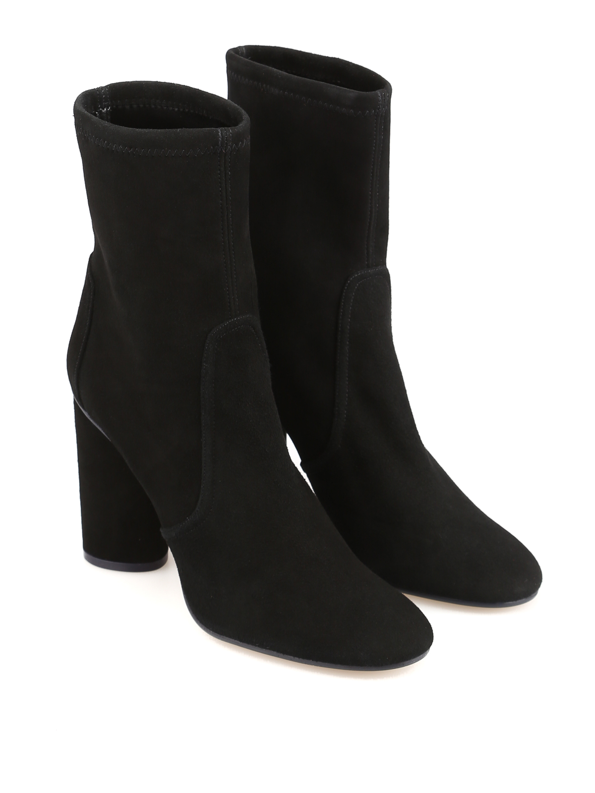 Margot 95 black suede ankle boots 