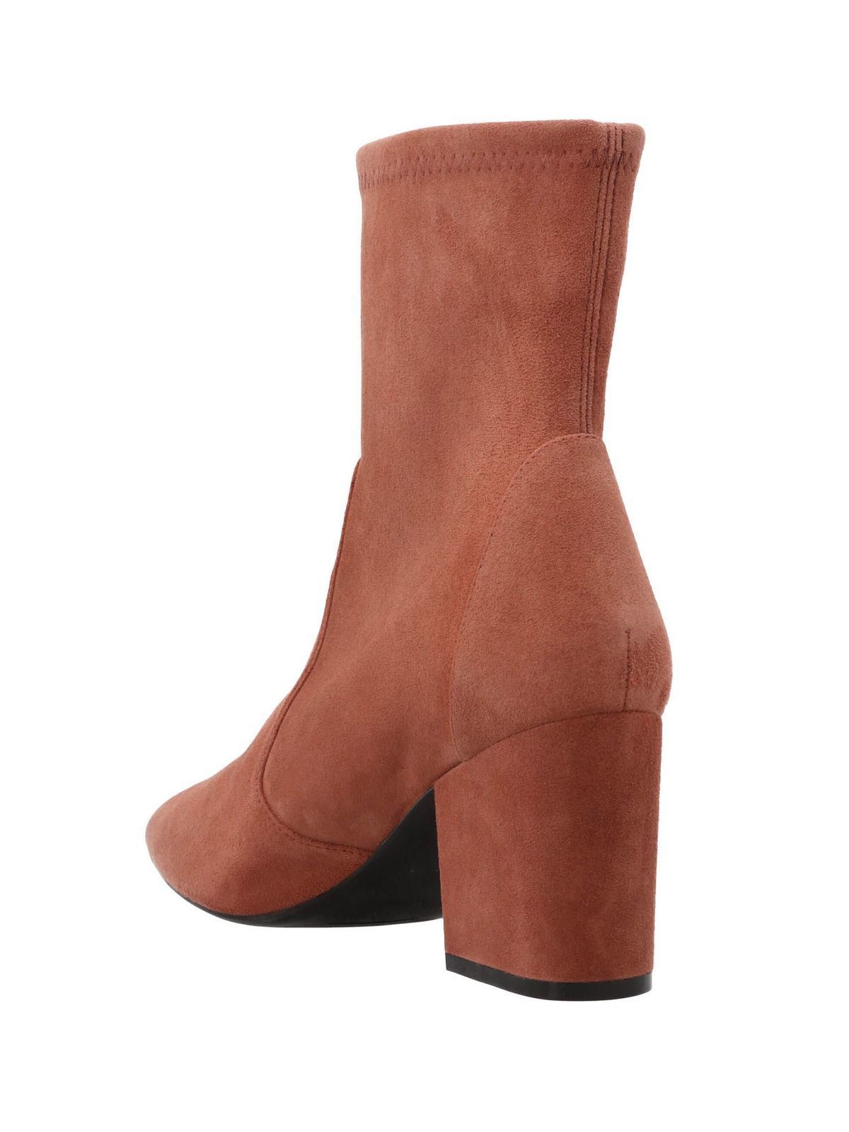 stuart weitzman brown ankle boots