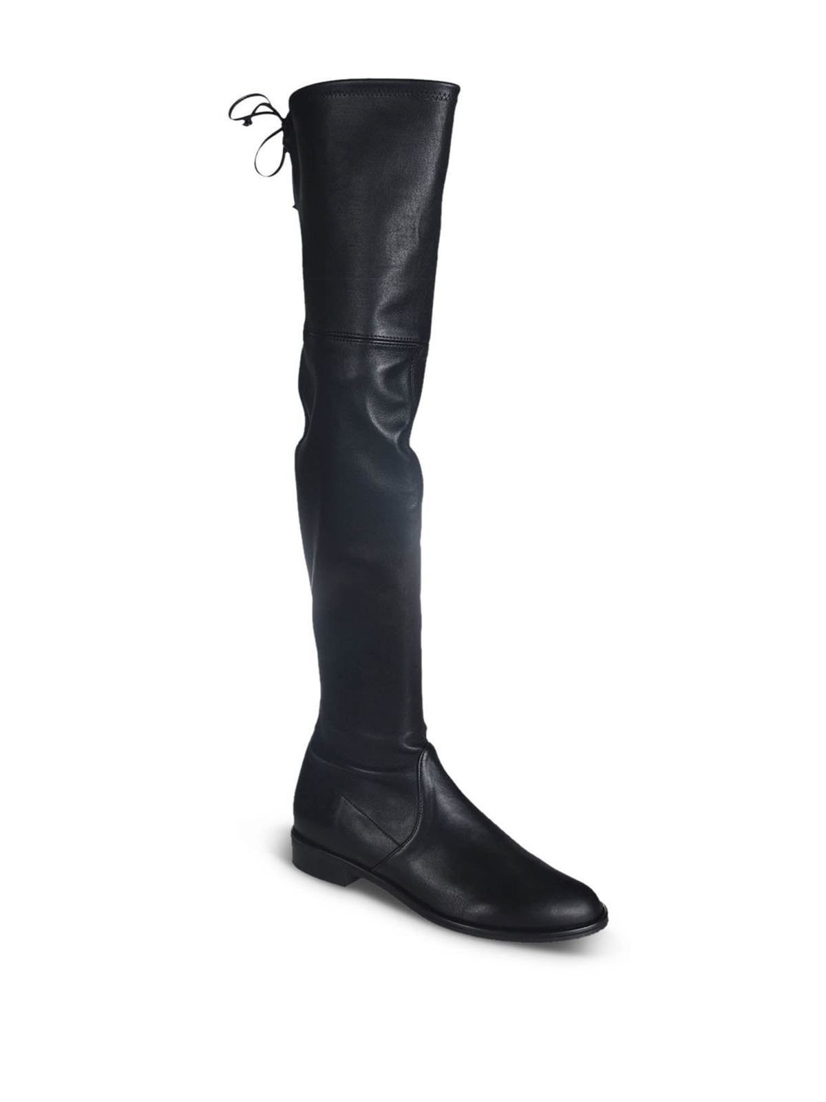 zara leather knee high boots