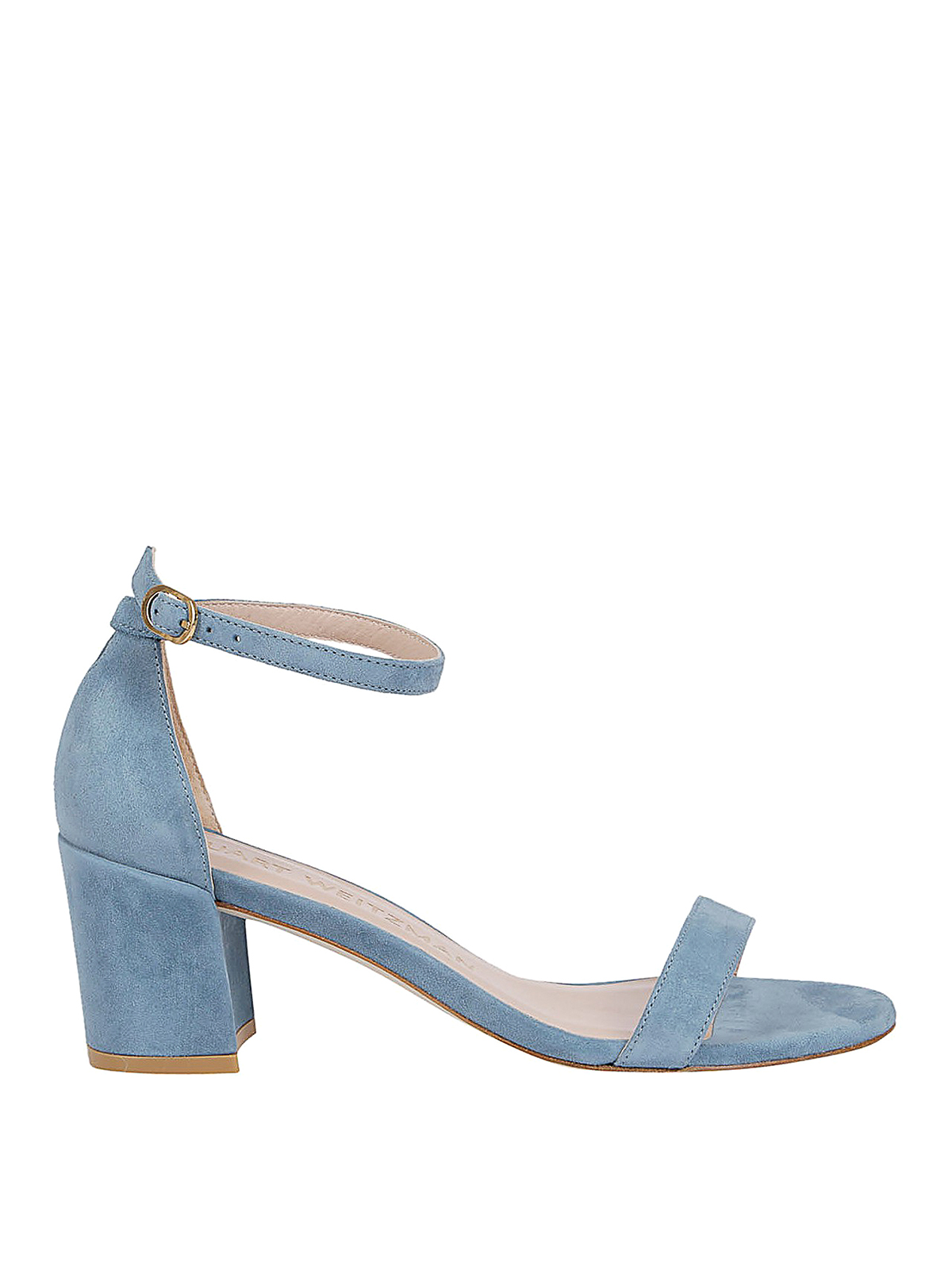 Sandals Stuart Weitzman - Simple light blue suede sandals ...
