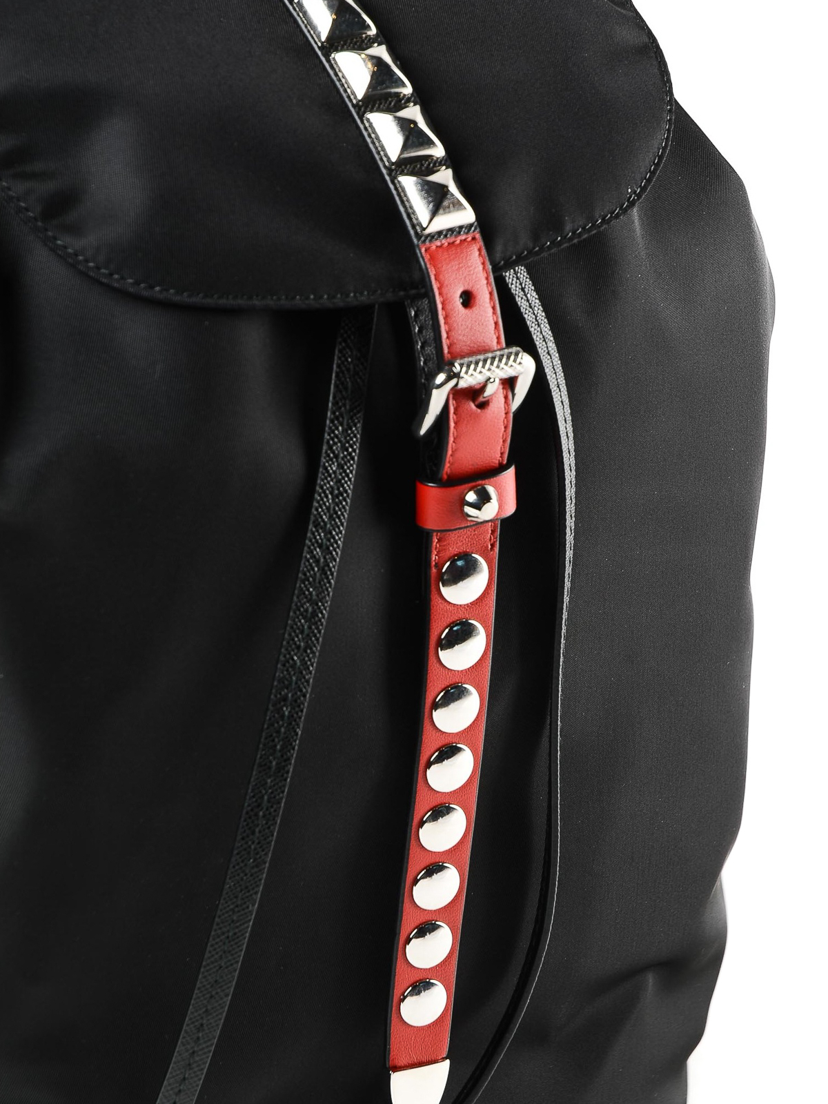 pink prada nylon backpack