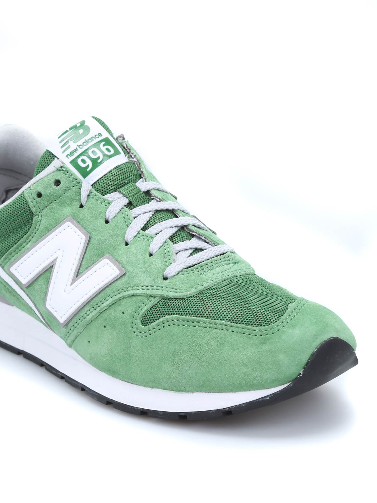 new balance 996 suede and mesh sneakers