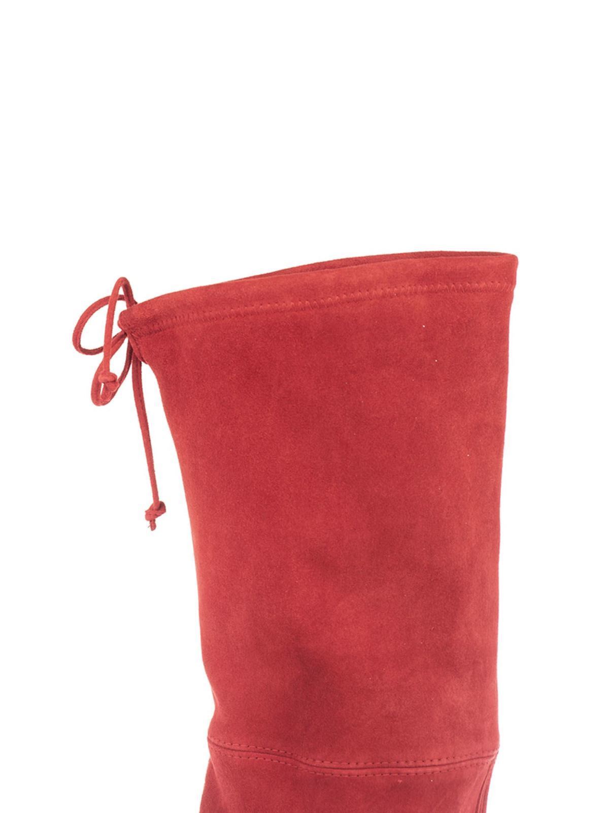 stuart weitzman red boots