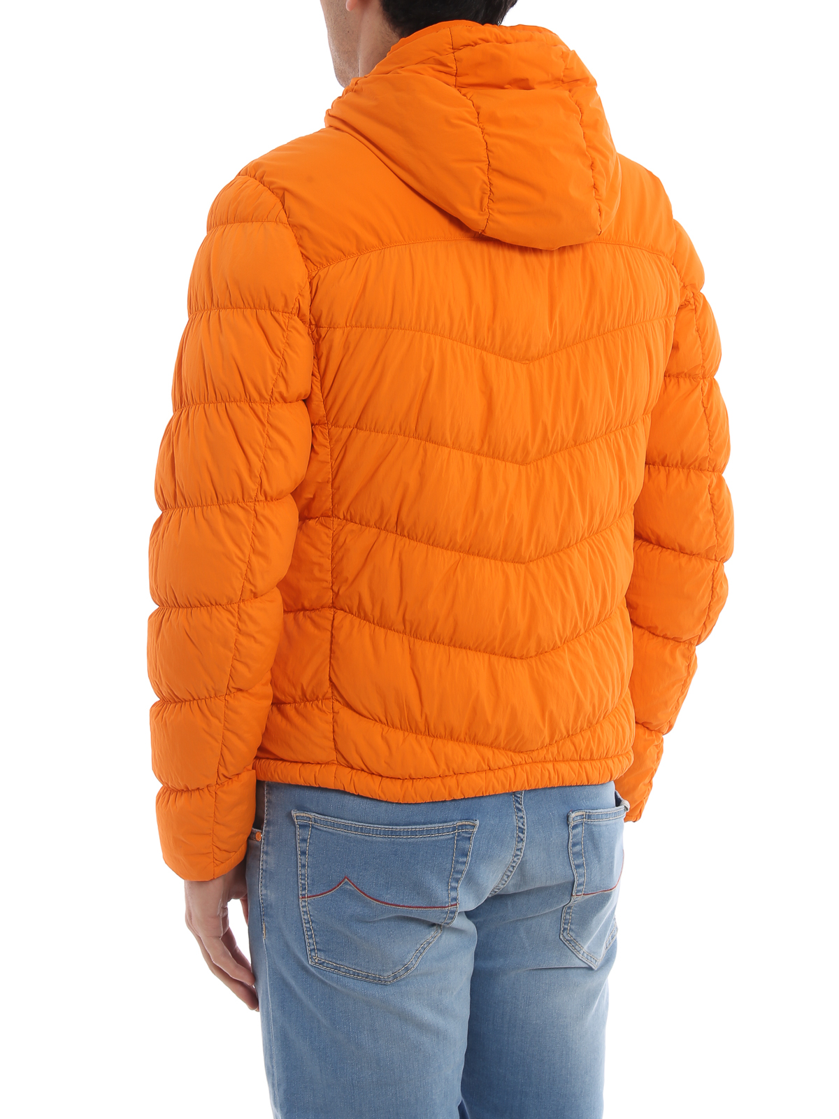 genezen Conserveermiddel Onheil Padded jackets Woolrich - Sundance hooded quilted orange jacket -  WOCPS2802UT12892089