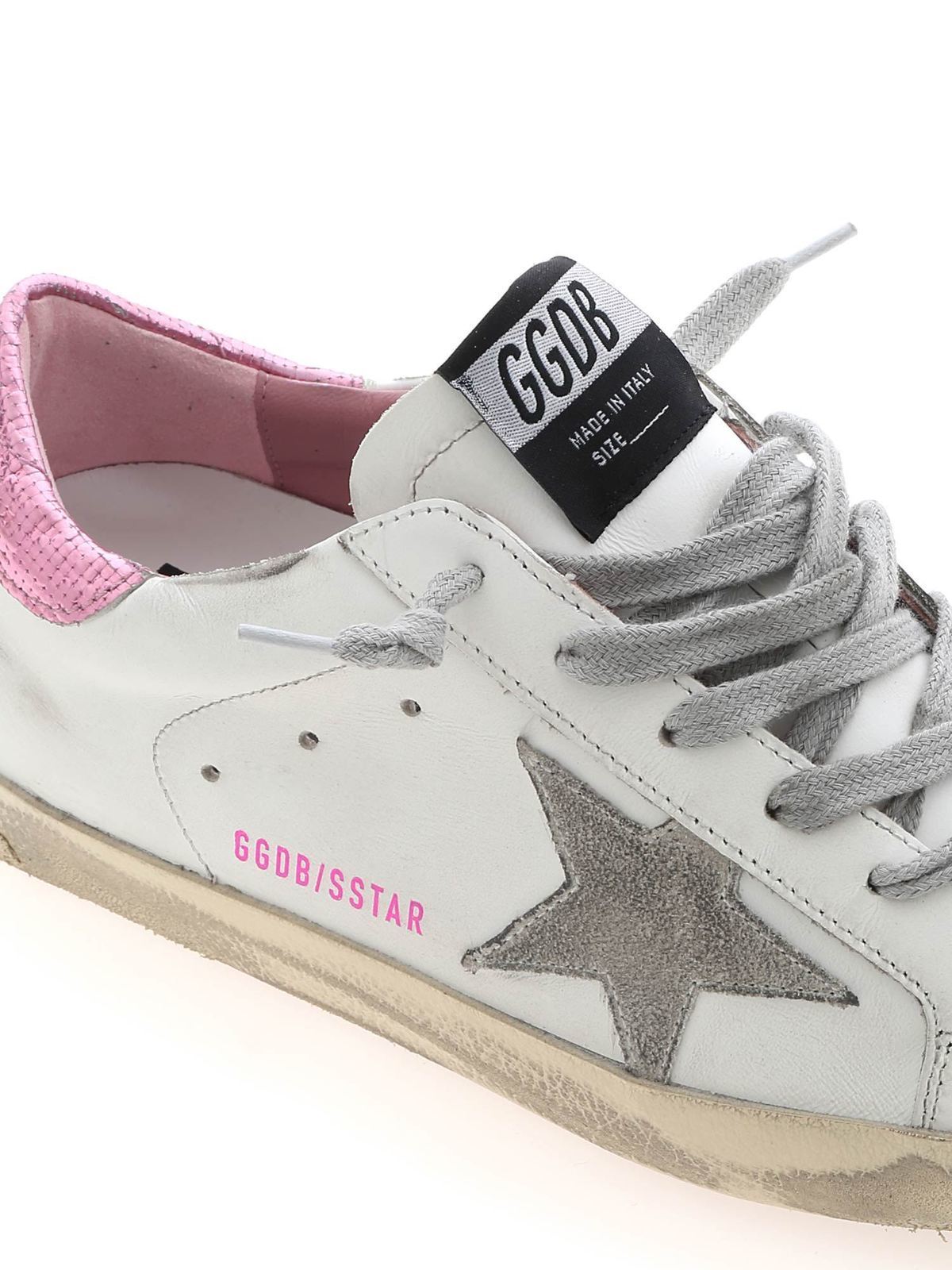Trainers Golden - Superstar Classic sneakers in white and pink - GWF00102F00071510386