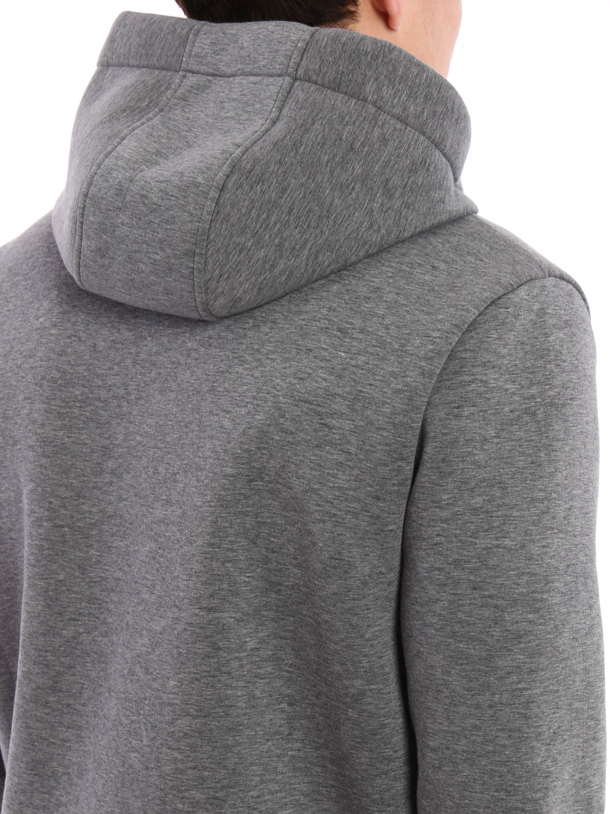 moncler fleece hooded pullover