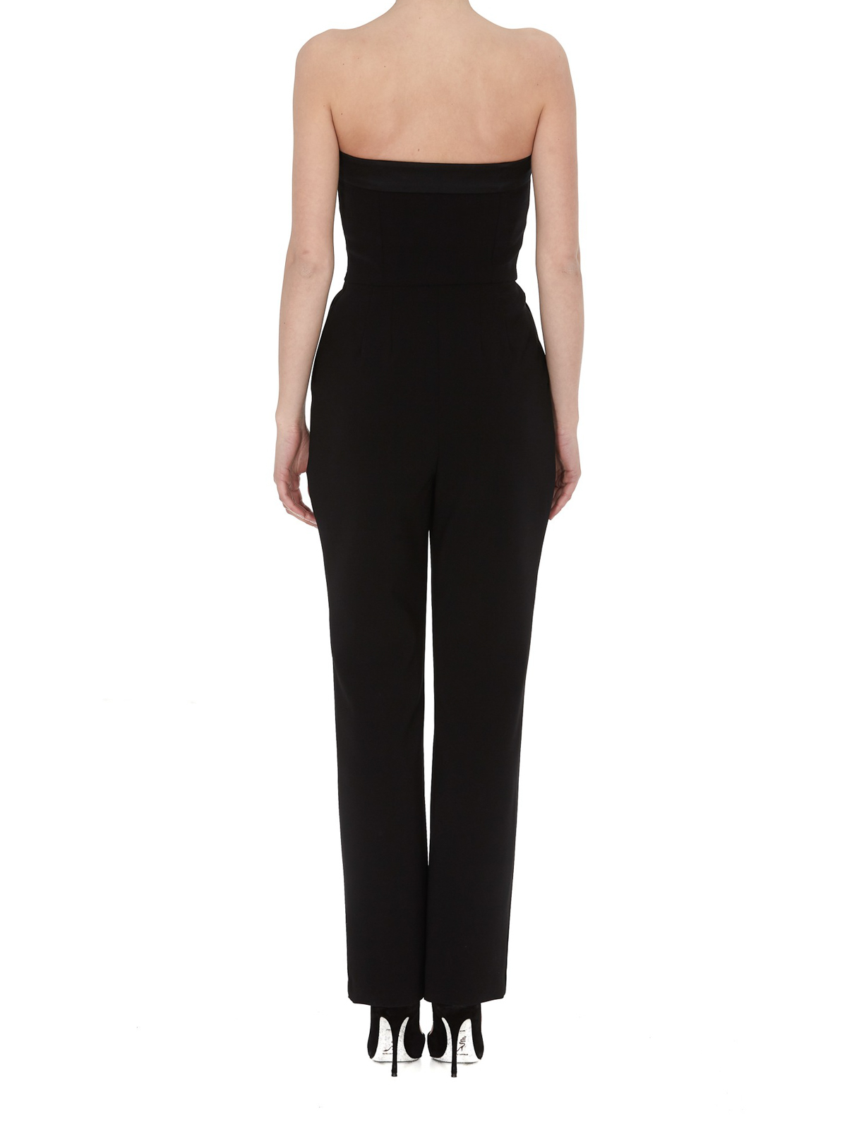 Tute Moschino - Tuta in crepe con scollo a cuore - 43704243555 | iKRIX.com