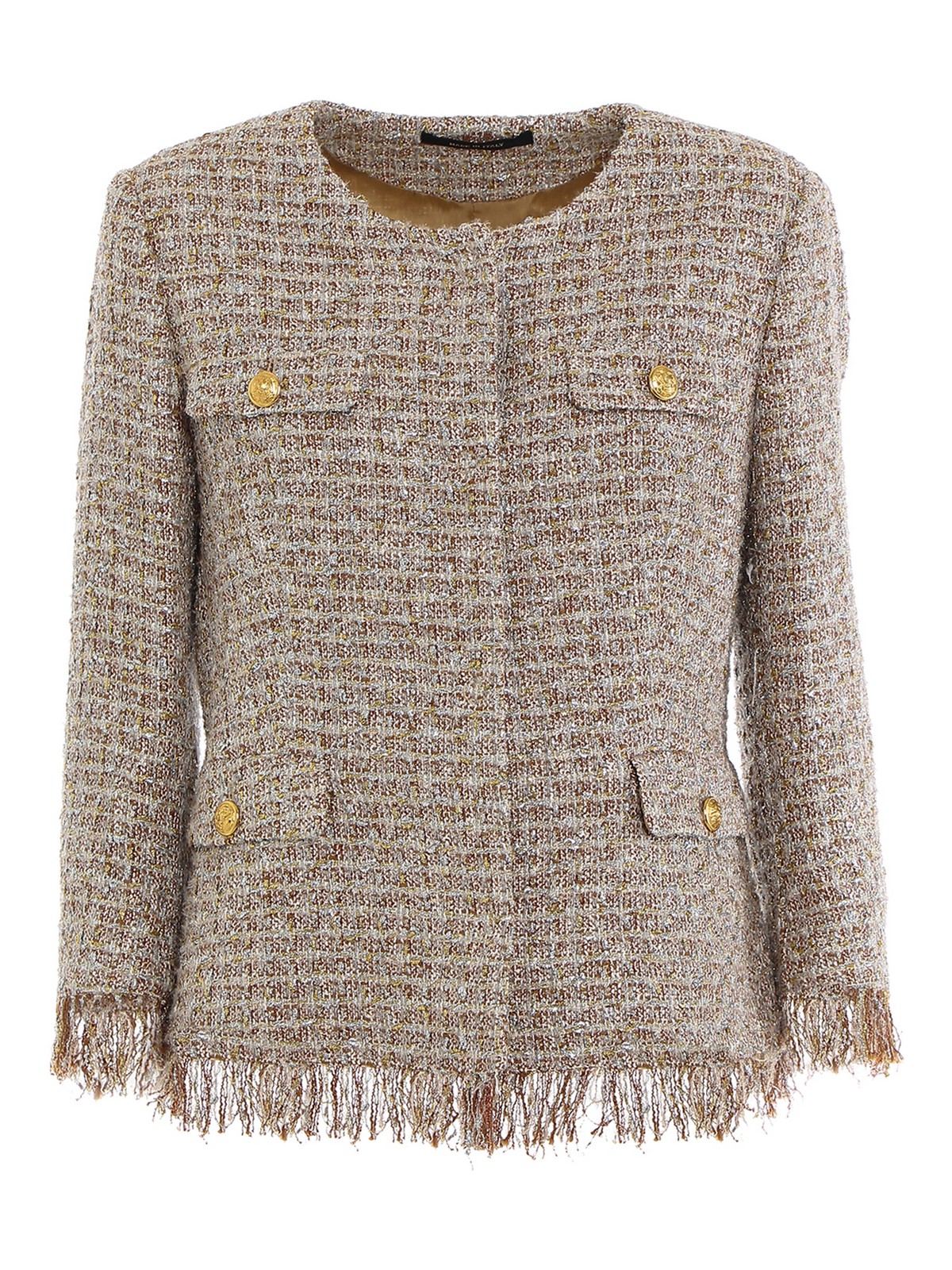 lurex tweed jacket