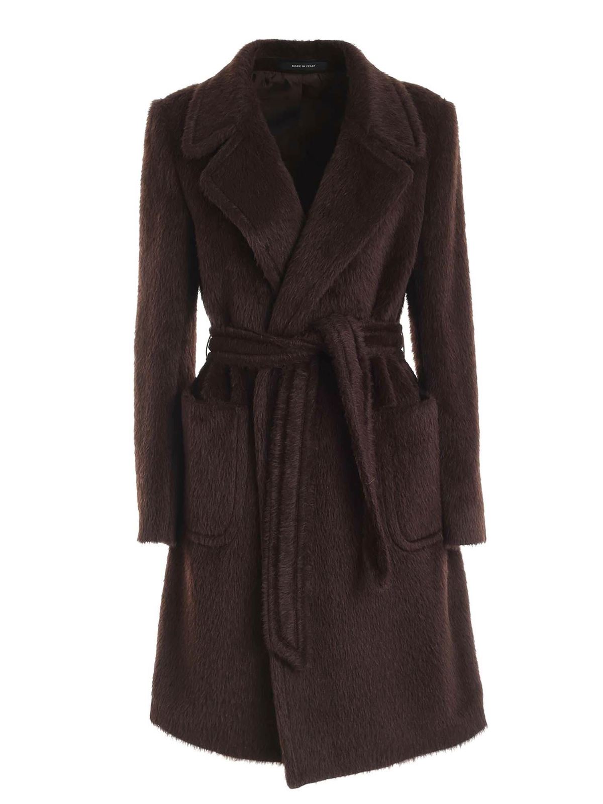 Knee length coats Tagliatore - Dolly coat in brown - DOLLYA5029M1146