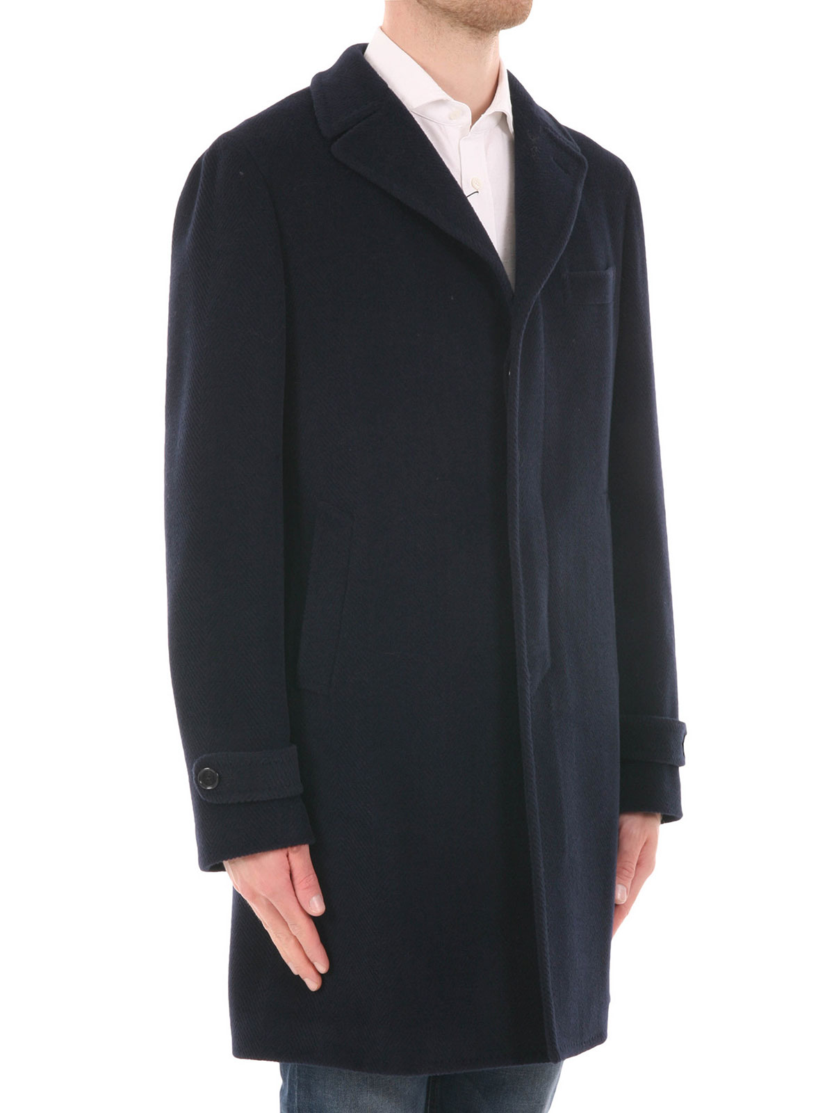 Tagliatore - Alpaca and wool blend coat - knee length coats - THOMASB1225