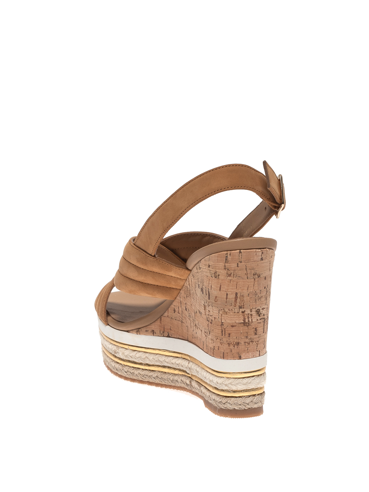 tan suede wedge sandals