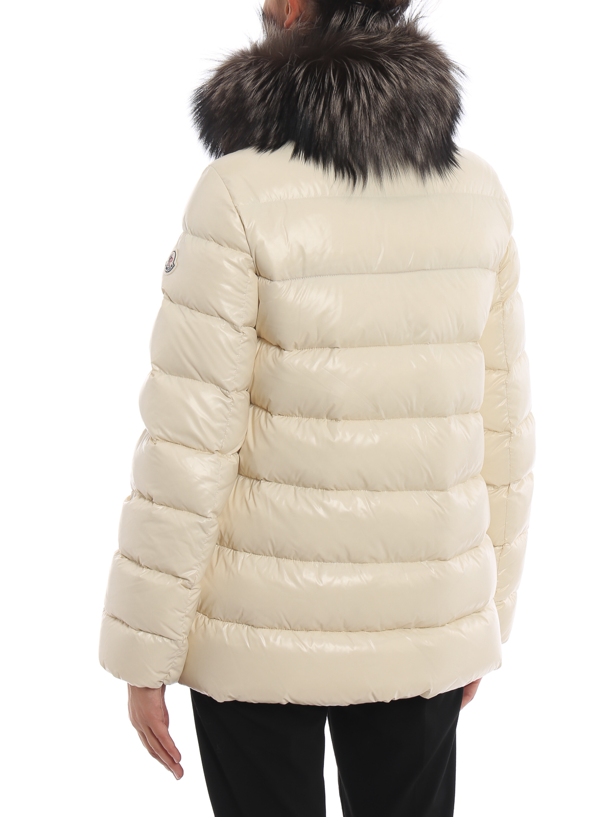 moncler fox fur coat