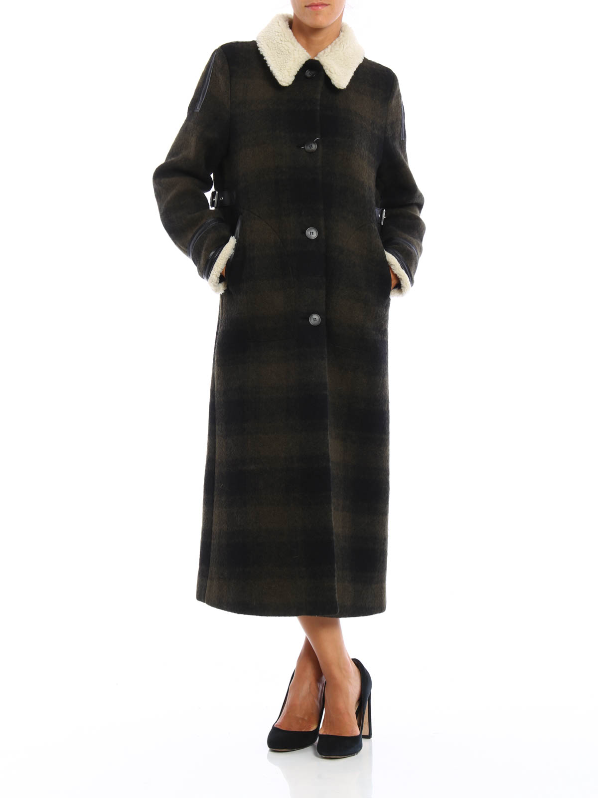 wool tartan coat