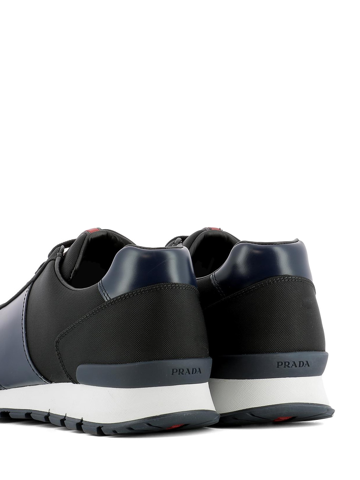 prada techno stretch fabric sneakers