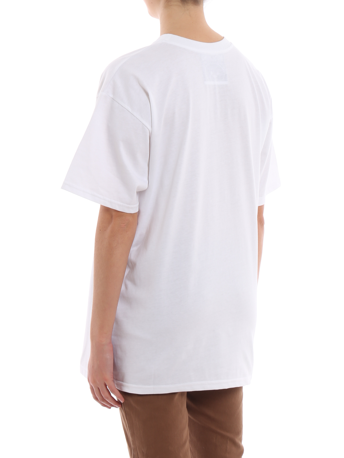 T-shirts Moschino - Teddy Circus white oversized T-shirt 