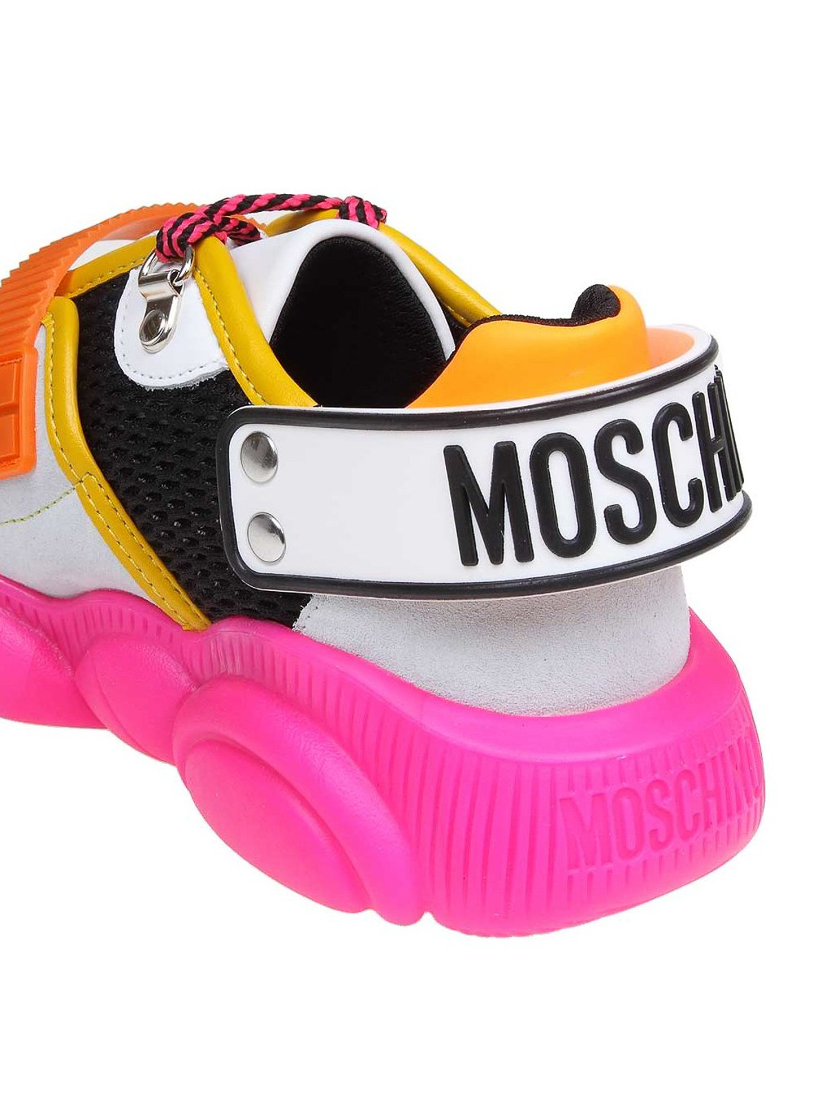 moschino flip teddy sneakers