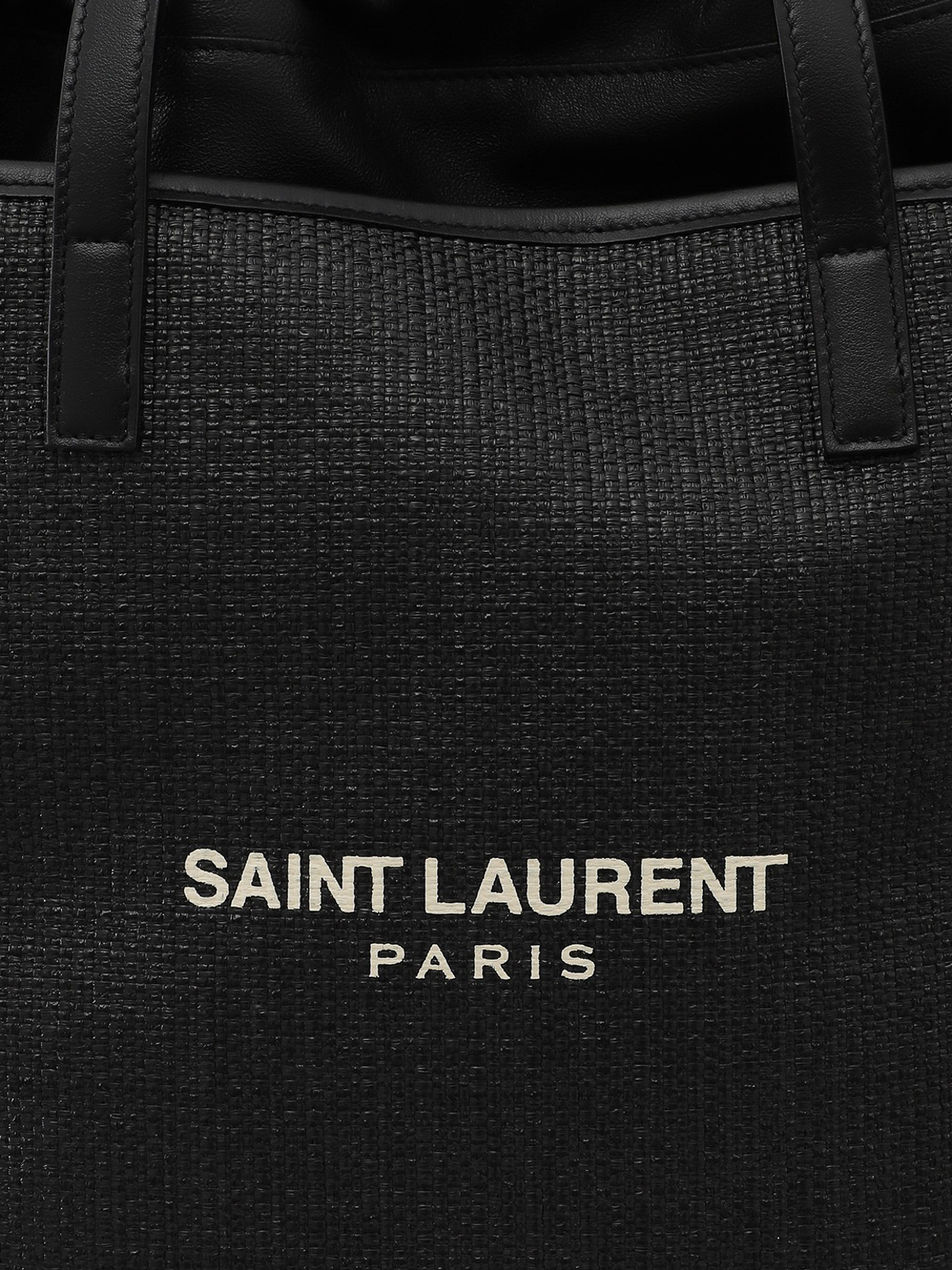 Totes bags Saint Laurent - Teddy raffia effect bag