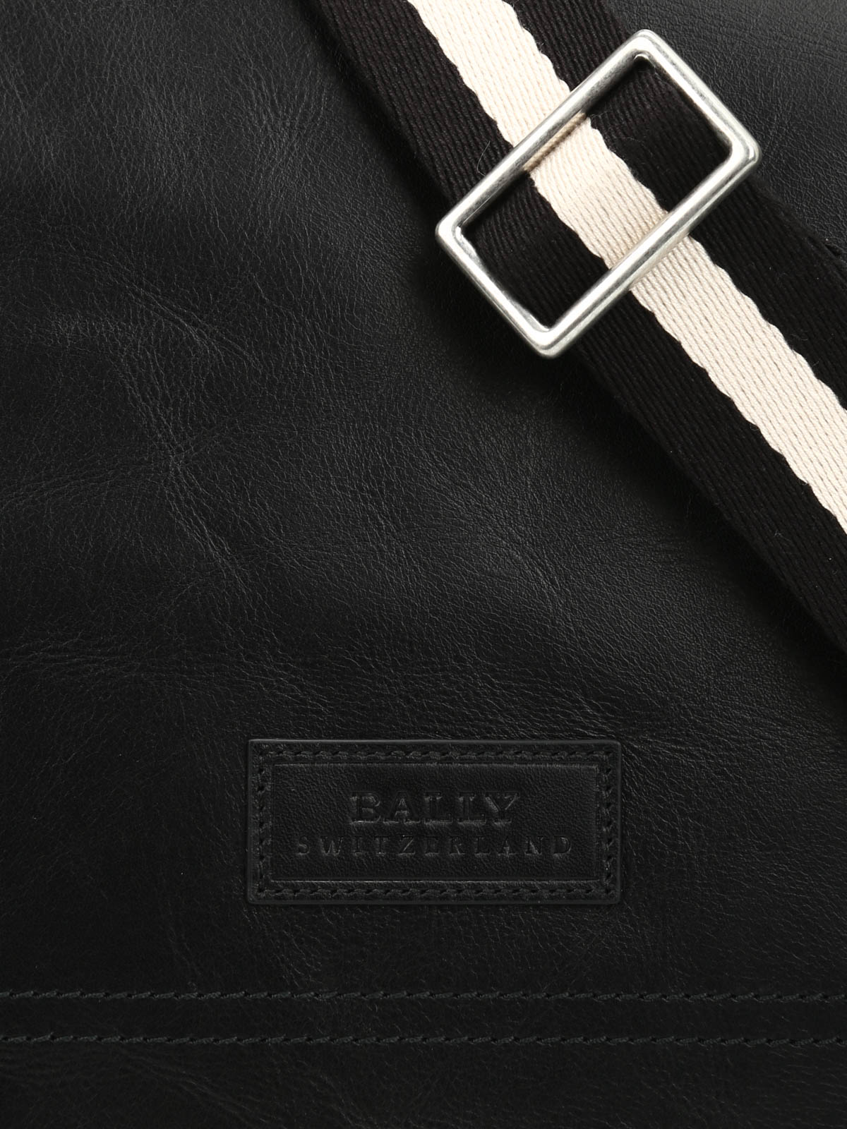 bally tepolt leather messenger bag