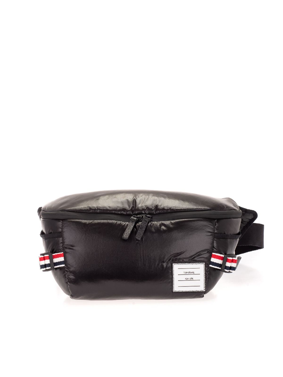 Thom Browne - Logo label waist bag in black - belt bags - MAG282A06553001