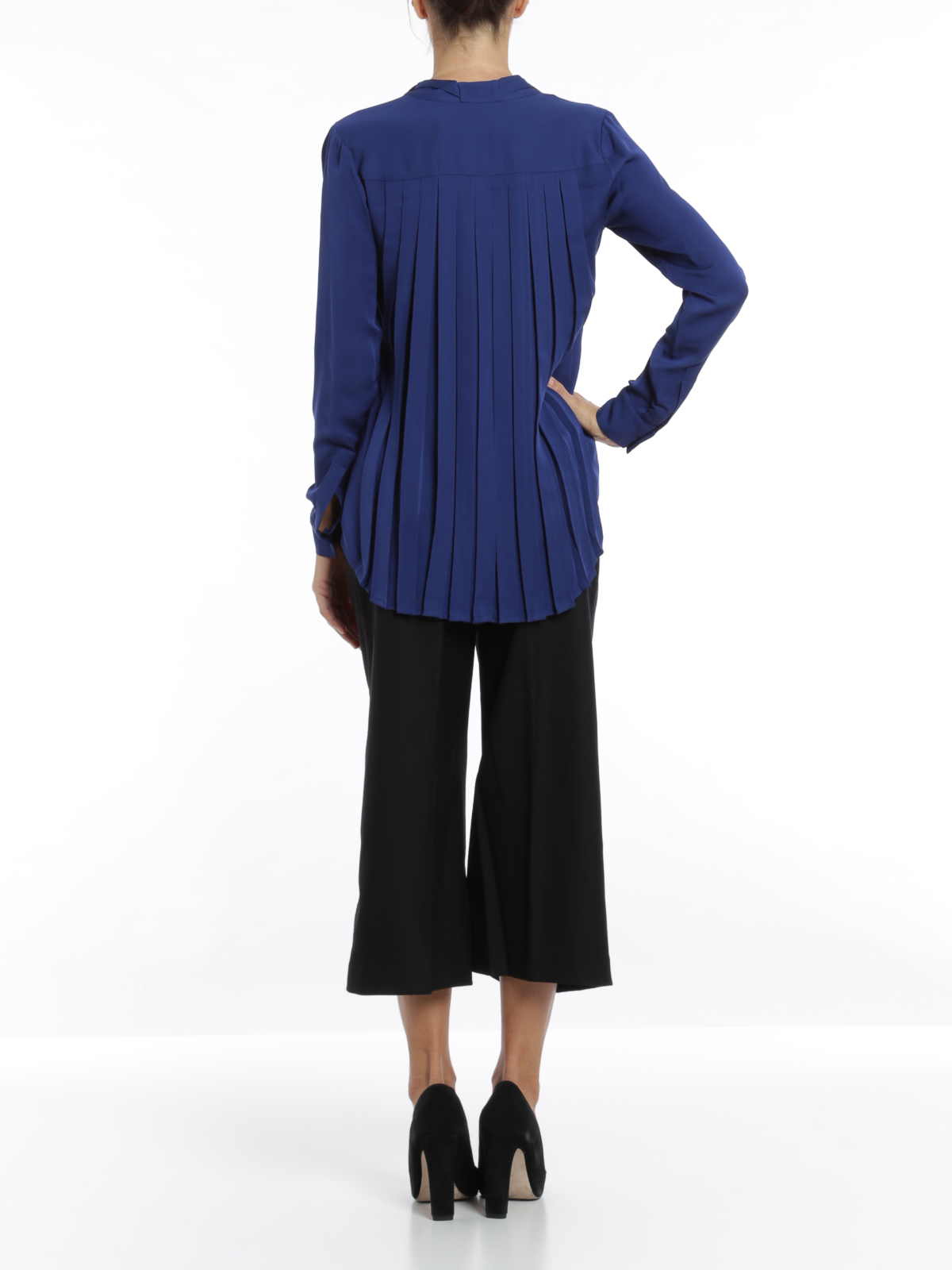 michael kors tie neck blouse