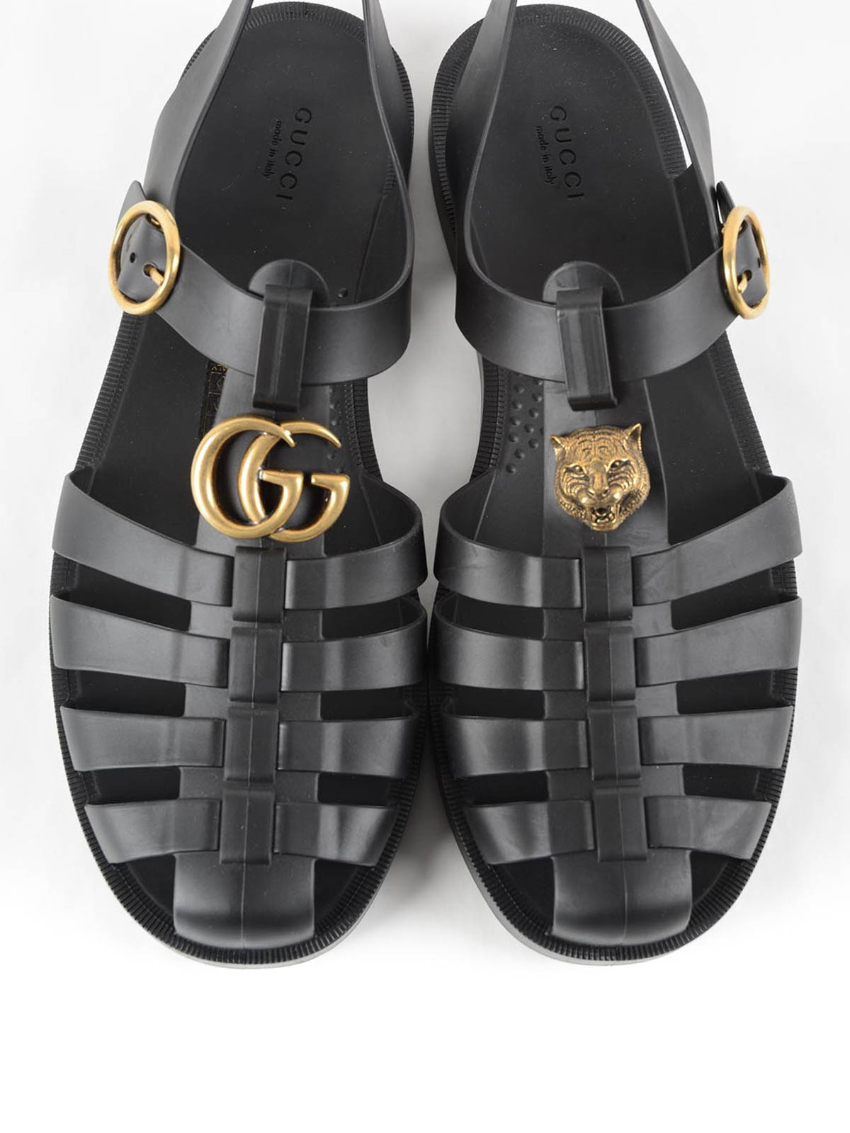 gucci men's tiger sandals
