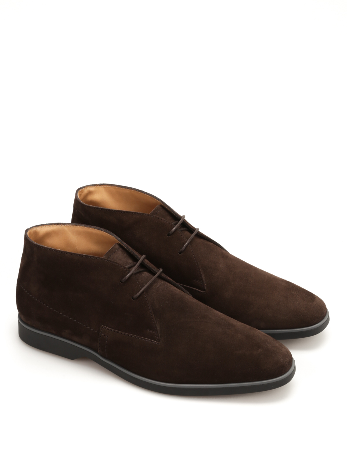 tod's desert boots in suede