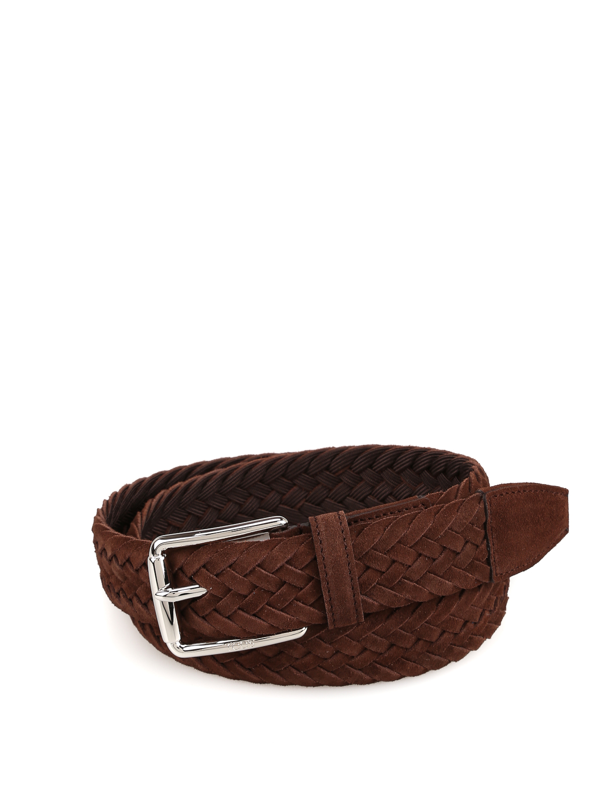 suede belt brown