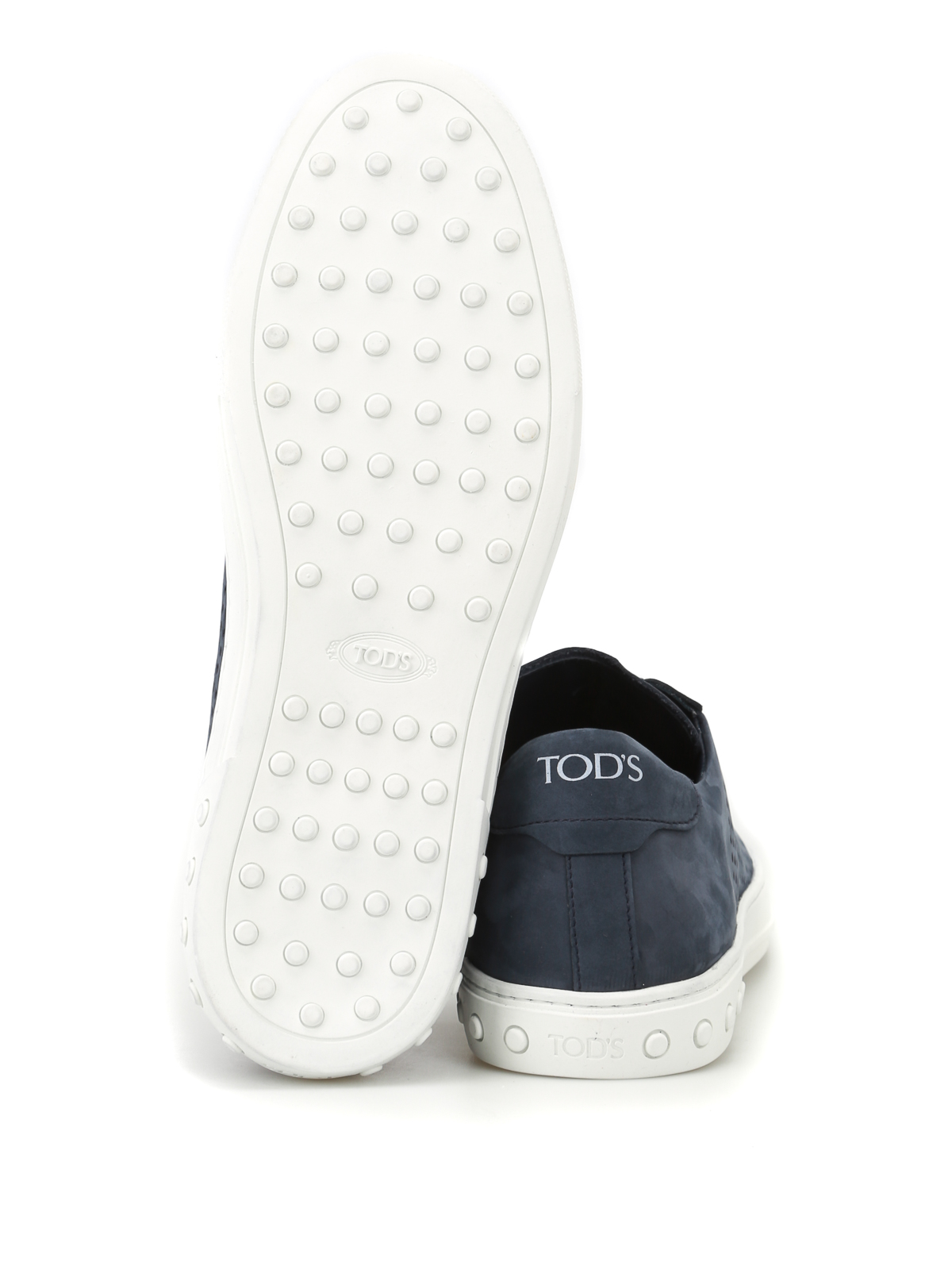 Tods Sneaker Basse in Nabuk Blu XXM0XY0X990D6Y99IL Blu Uomo