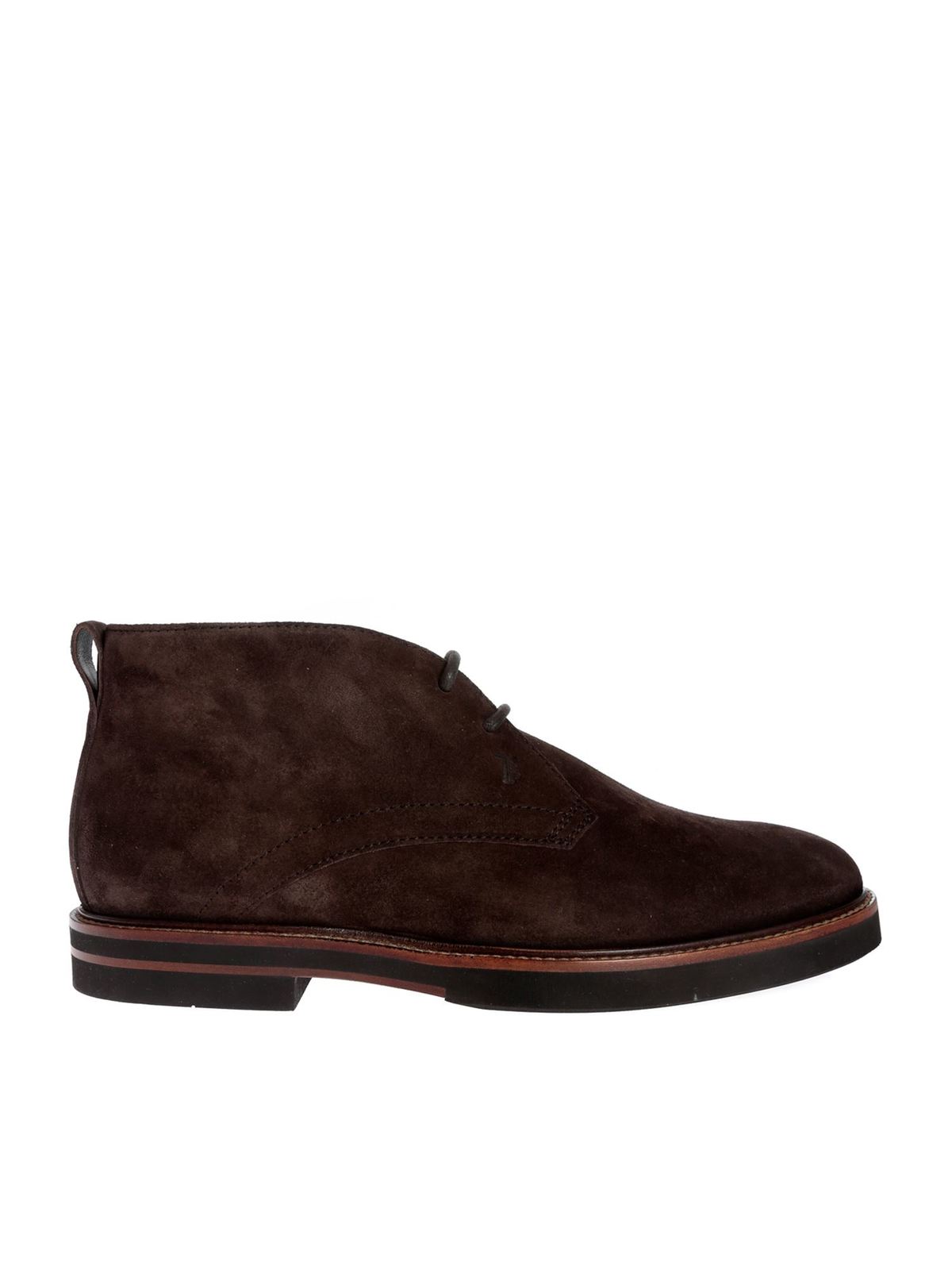 TOD'S BROWN SUEDE DESERT SHOES