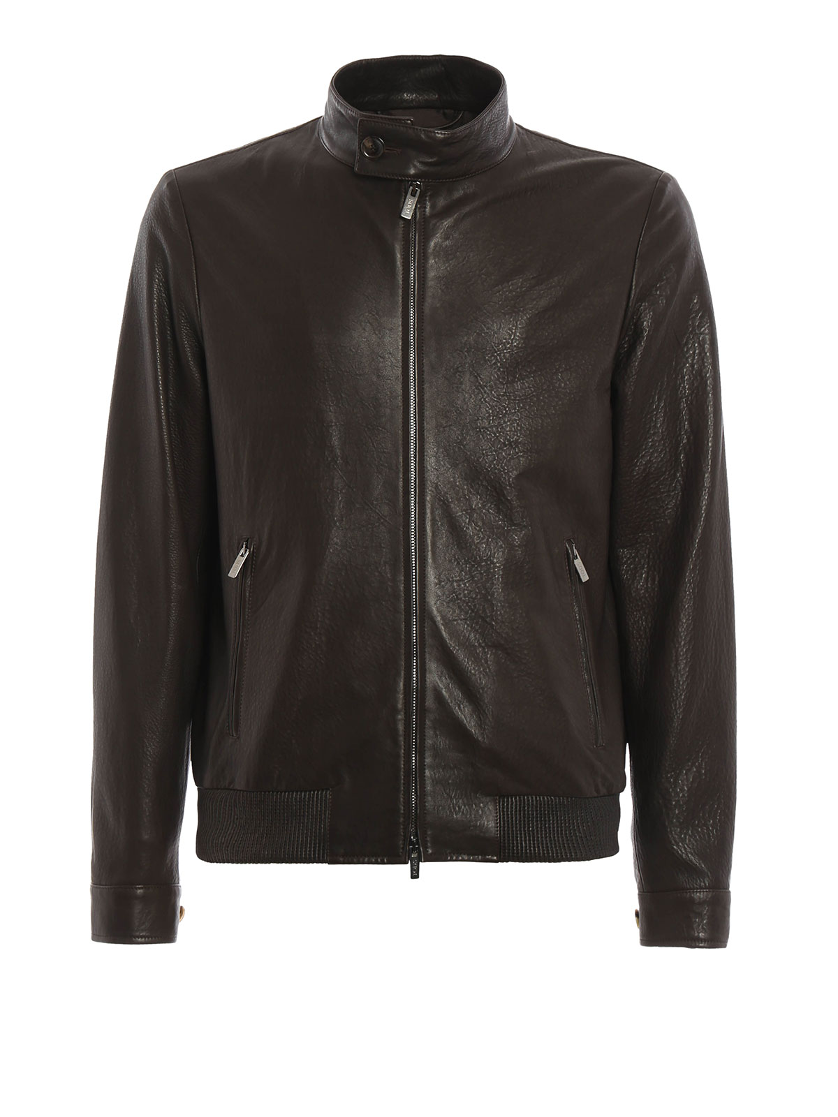 Leather jacket Tod'S - Bomber leather jacket - X1M11340550LQRS800